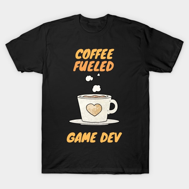 Coffee fueled game dev T-Shirt by SnowballSteps